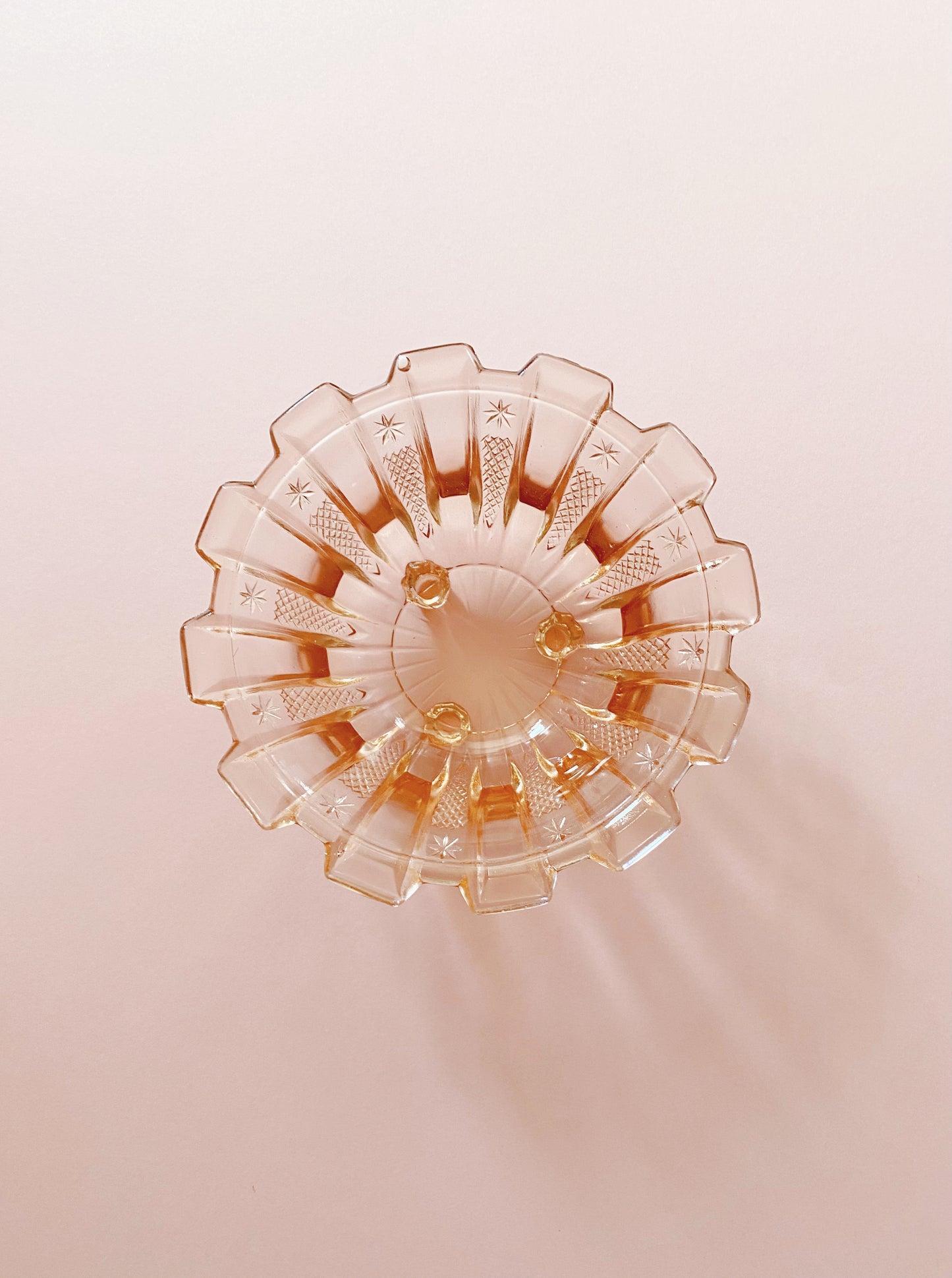 Peach Glass Bonbon Bowl | Constellation ✨