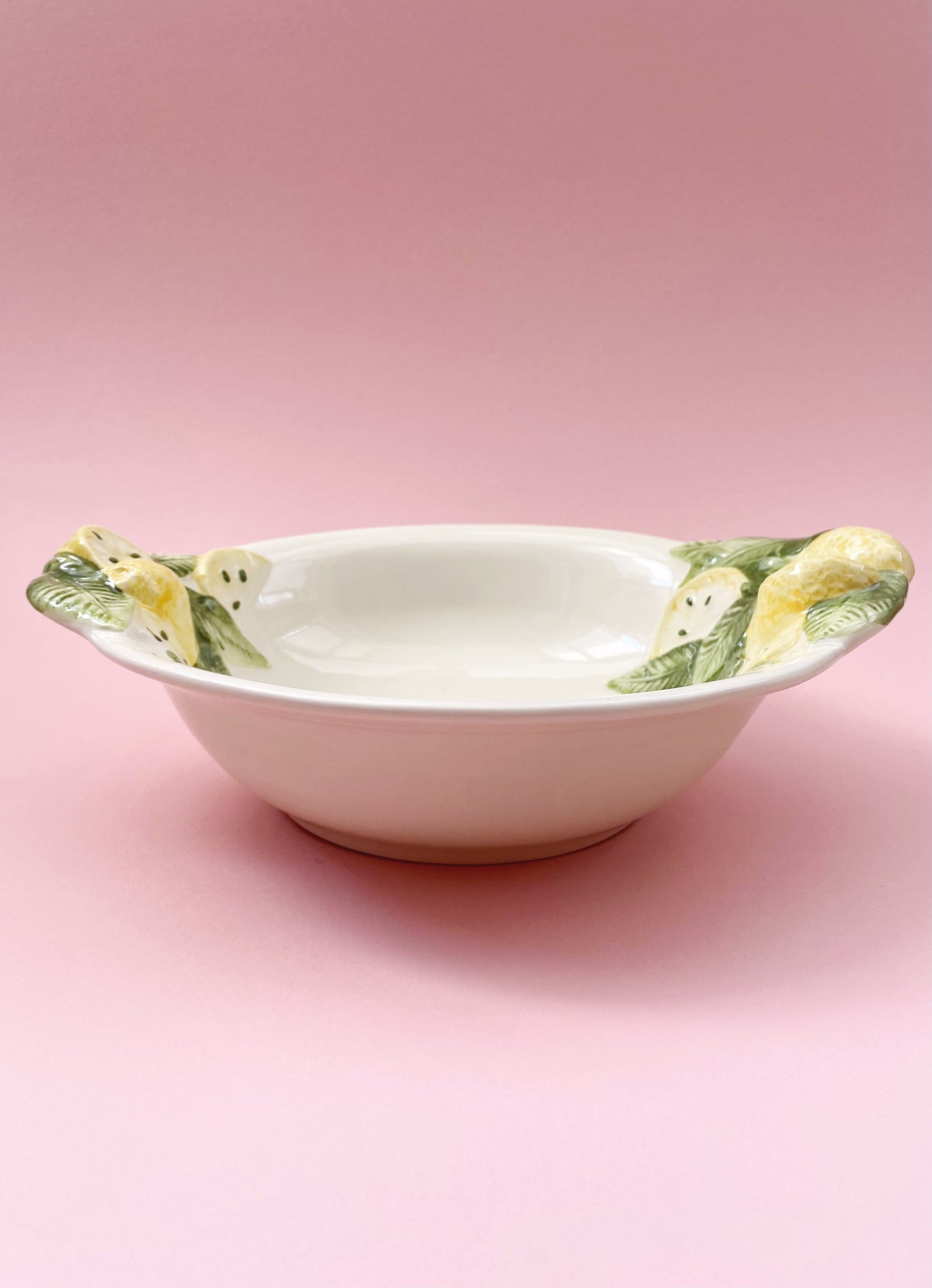 Italian Lemon Large Serving Bowl