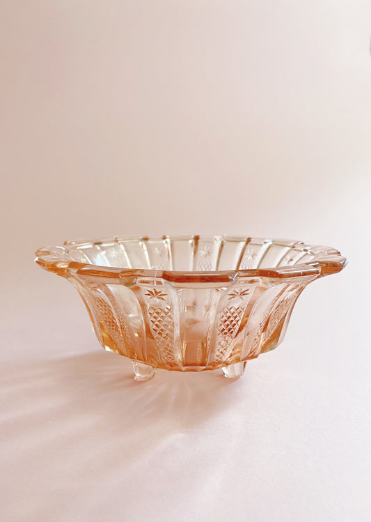 Peach Glass Bonbon Bowl | Constellation ✨