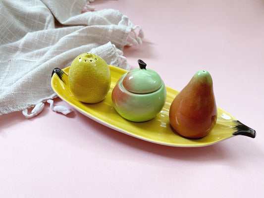 Fruit Carlton Ware Cruet Set