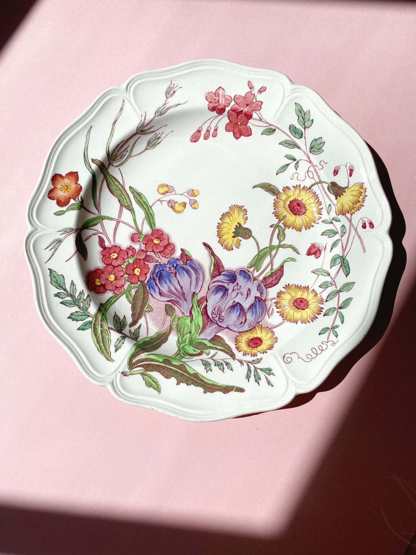 Wedgwood Floral ‘Etruria’ Plate