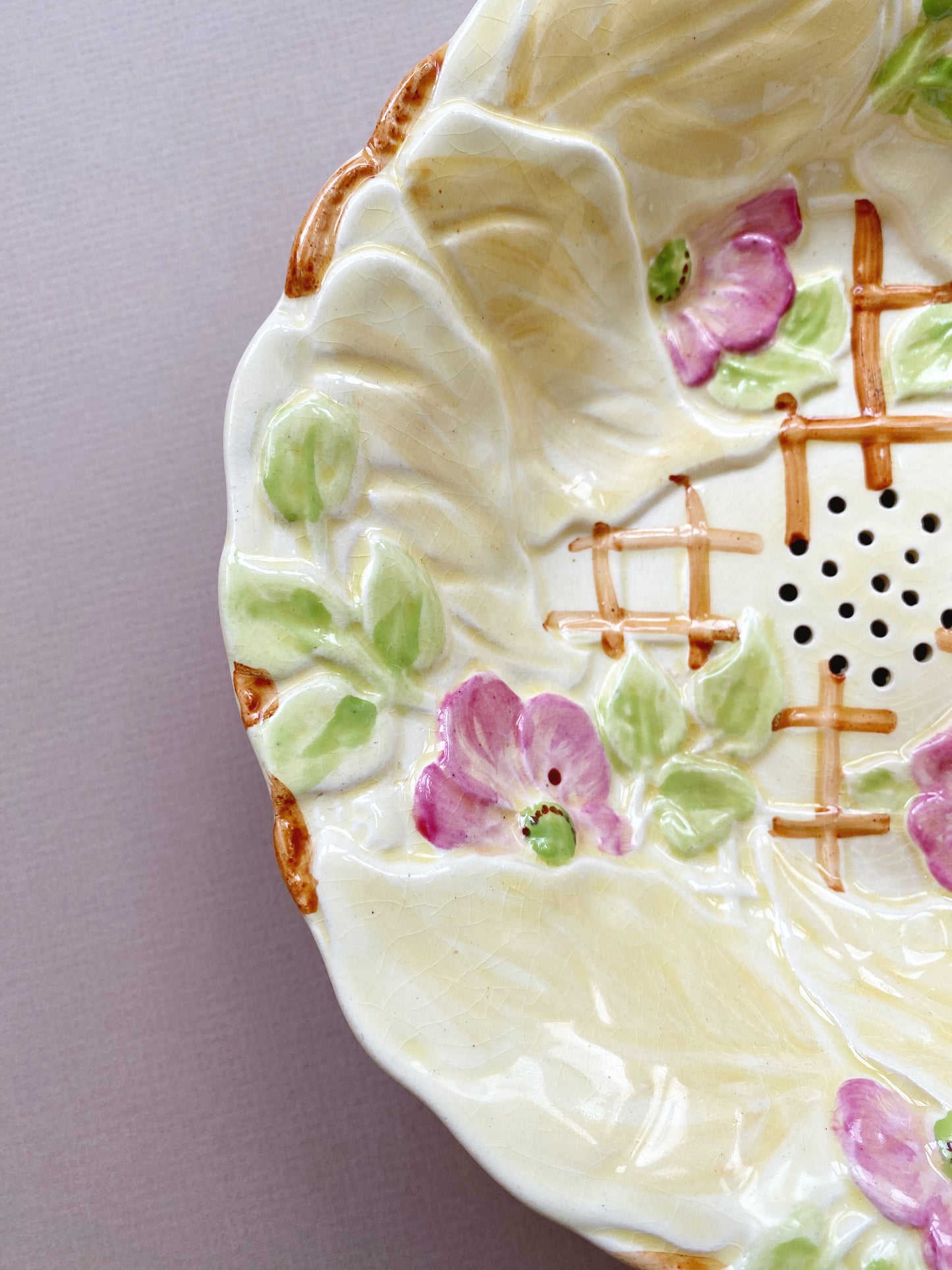 Large Pastel Berry Bowl Colander | Fruit Bowl