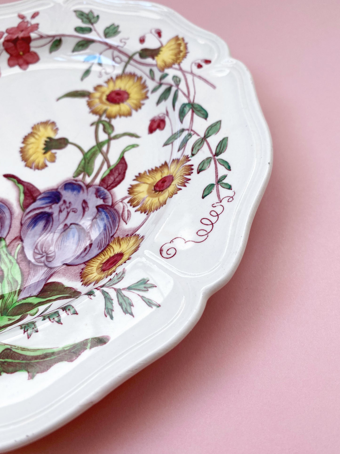 Wedgwood Floral ‘Etruria’ Plate