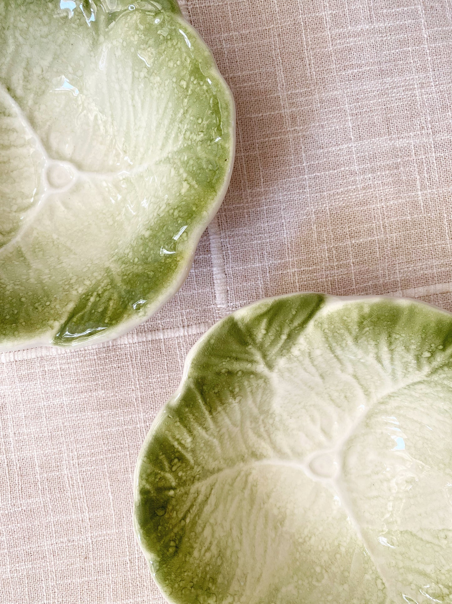 Spanish Cabbage Leaf Bowls | Set of 2