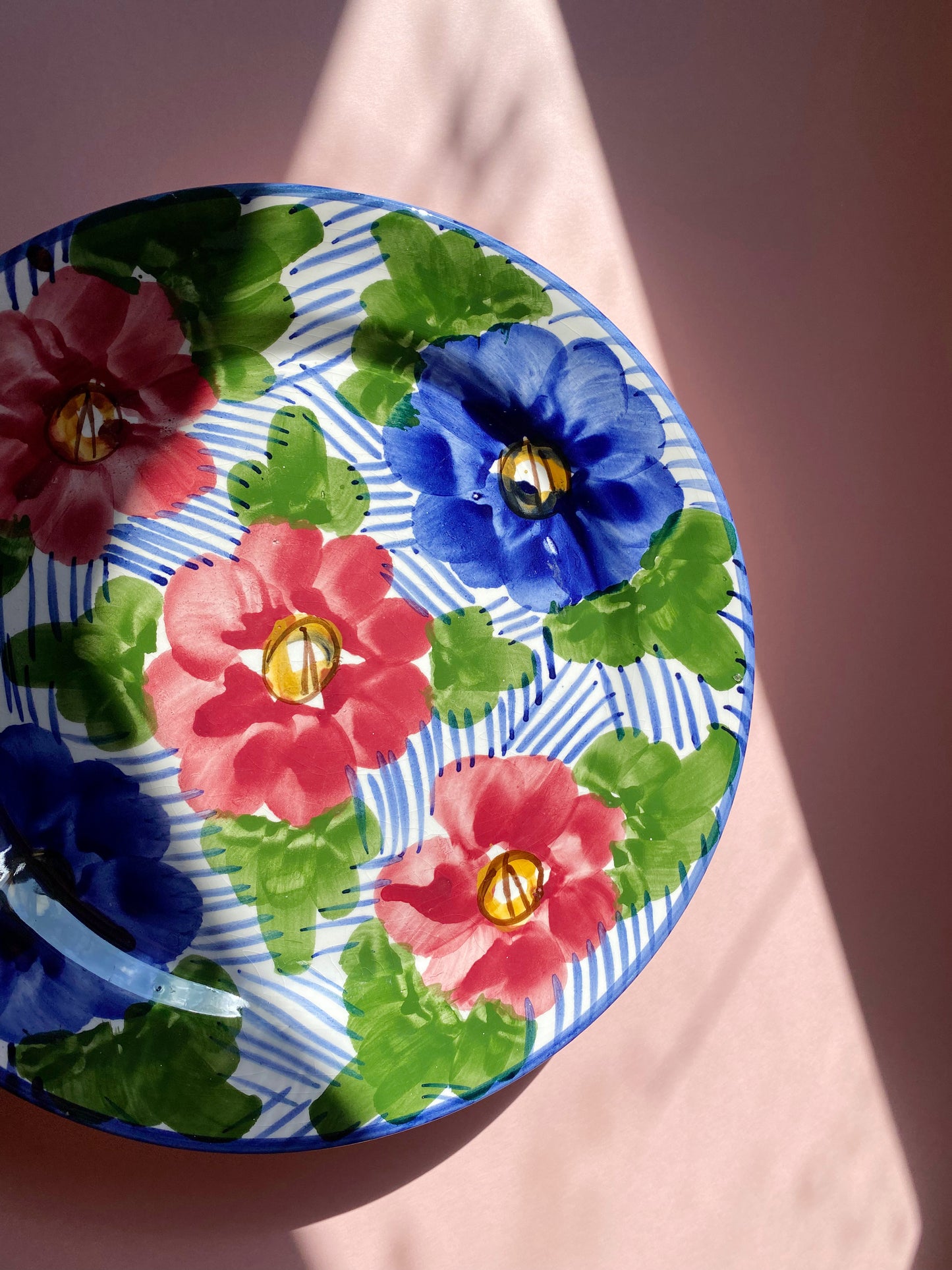 Spanish Floral Wall Plate