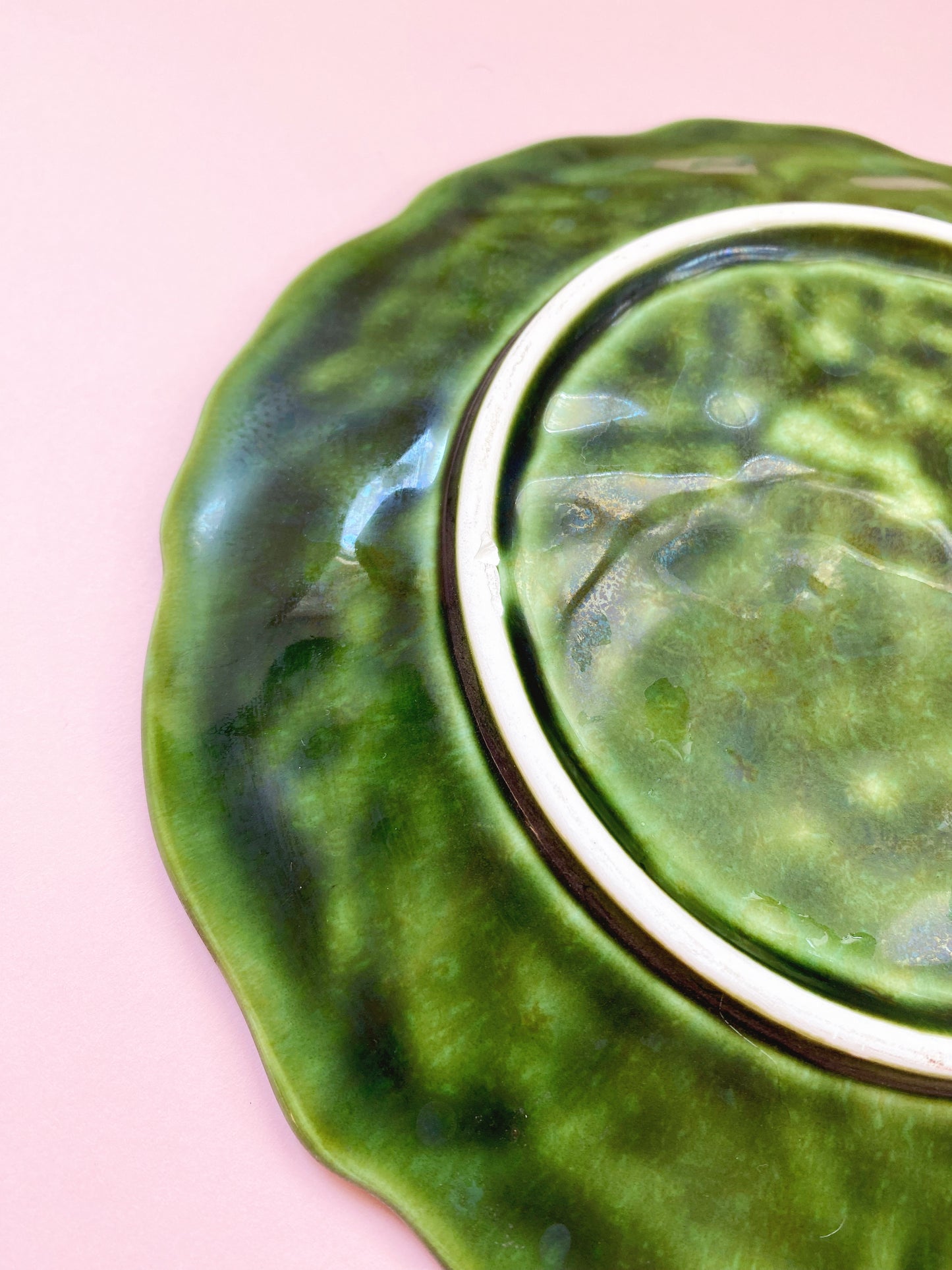 Embossed Majolica Oranges Plate