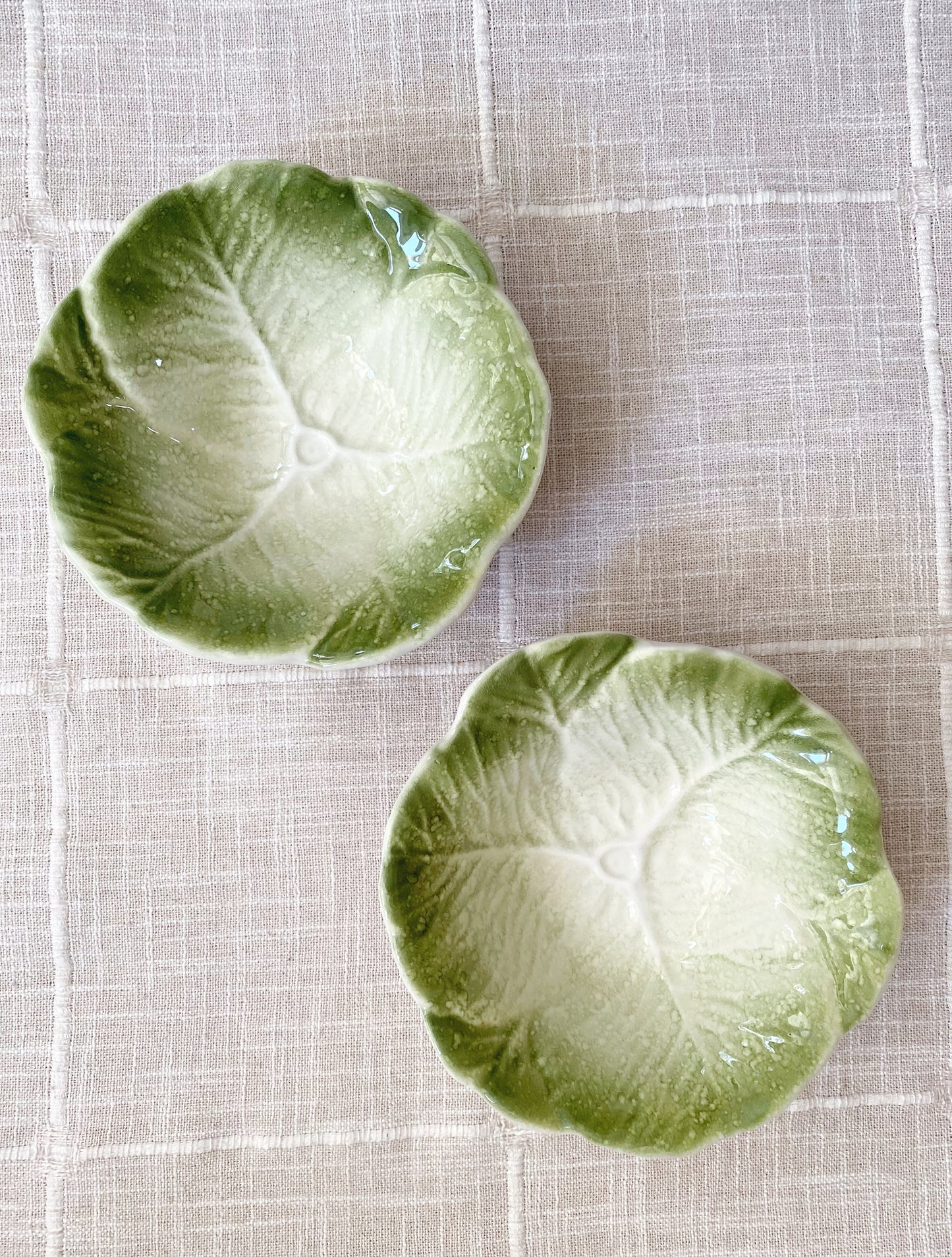 Spanish Cabbage Leaf Bowls | Set of 2