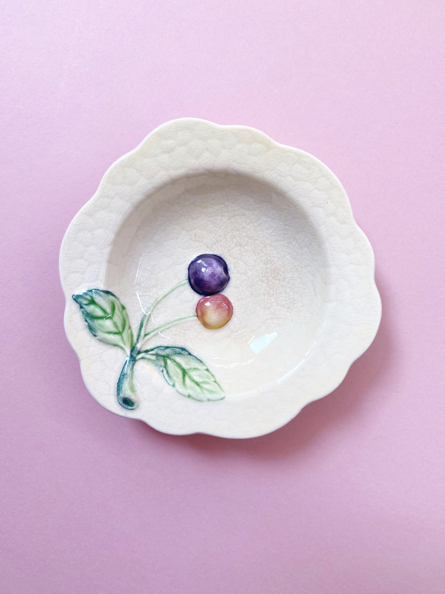 Carlton Ware Cherry Trinket Dish | Bowl