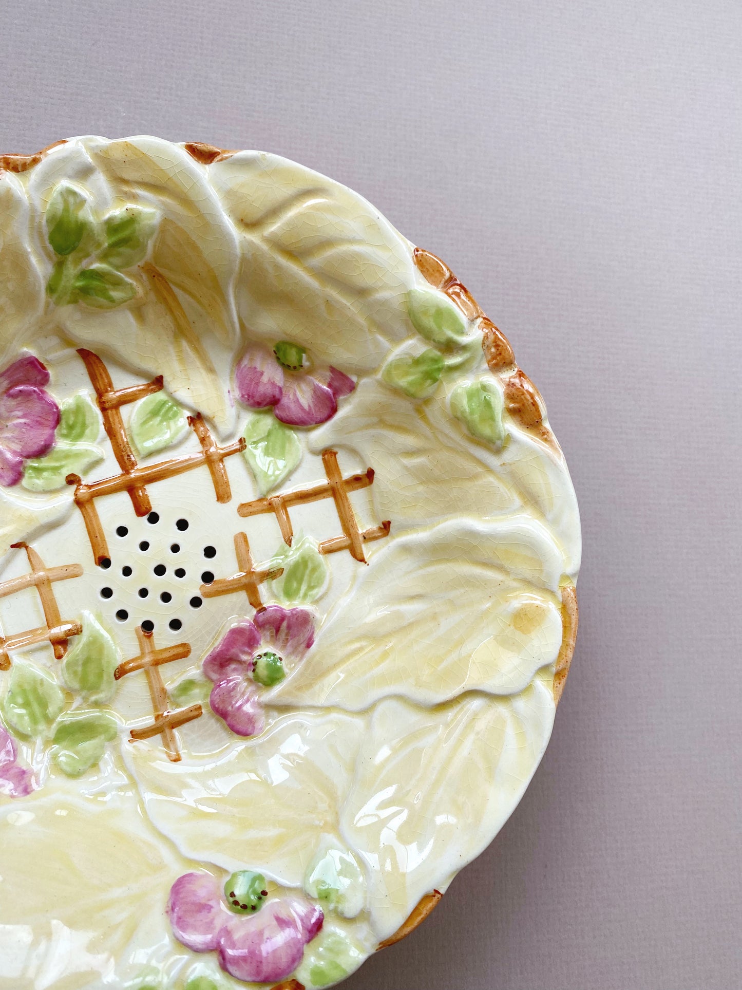 Large Pastel Berry Bowl Colander | Fruit Bowl